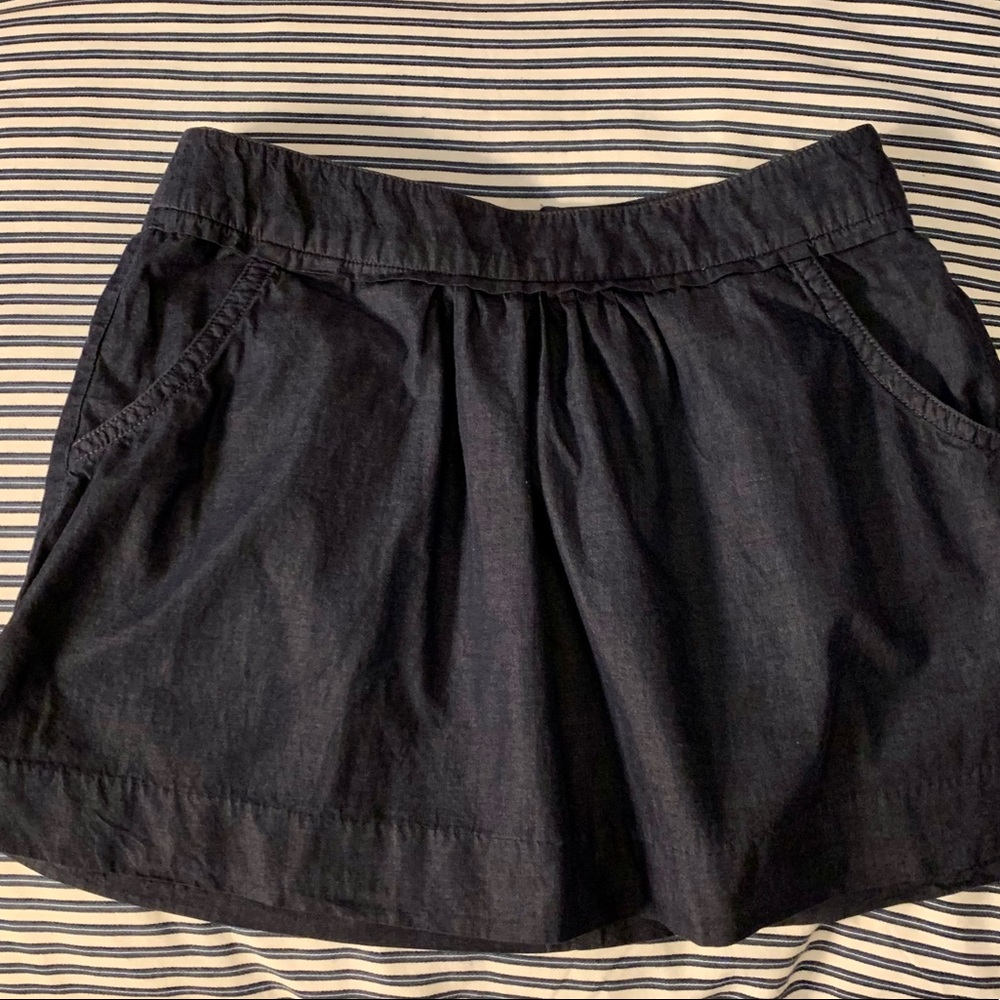 J Crew Chambray Skirt